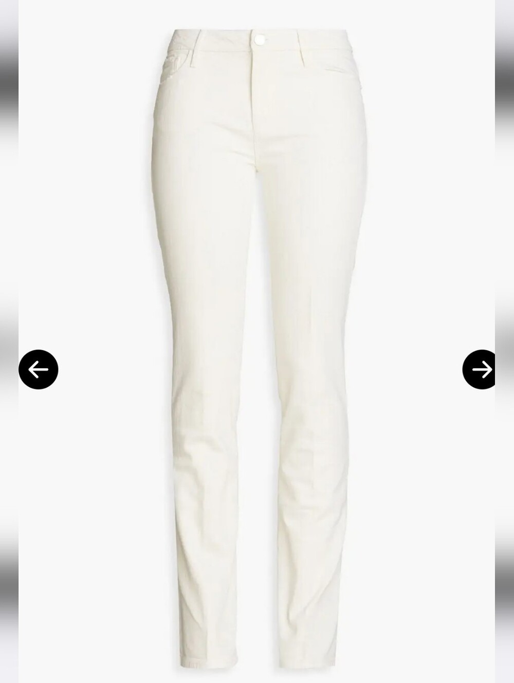 New Frame Le Mini Boot Denim Off-White Jeans